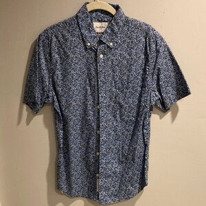 Goodfellow & Co Navy Floral Button Down Shirt